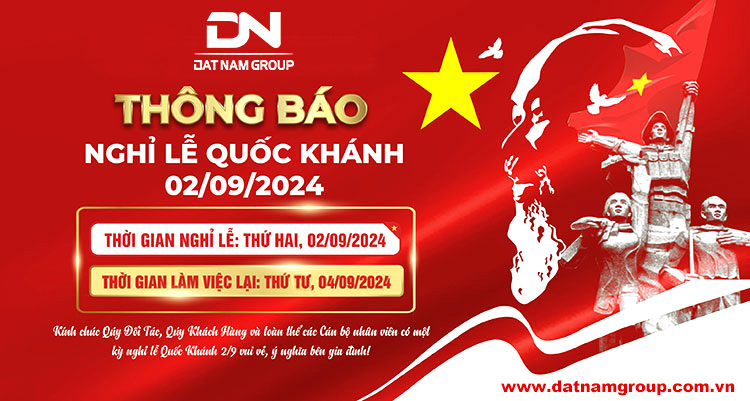 THÔNG BÁO NGHỈ LỄ QUỐC KHÁNH 2/9